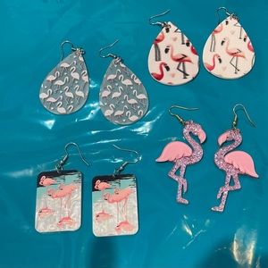 Flamingos!! Flamingos! Cute and fun grouping of Flamingos!